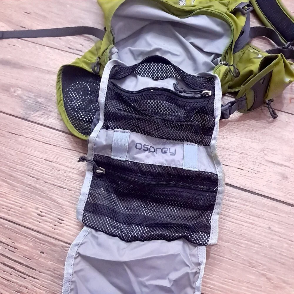 Osprey‎ Raptor 14 green Hydraulics Hydration Pack backpack lime w/ bladder pack